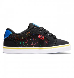 Anvil DC Shoes Dziecięce Czarne | 09PGROXNS