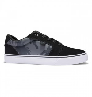 Anvil DC Shoes Męskie Czarne Camo | 01PXOCTVQ