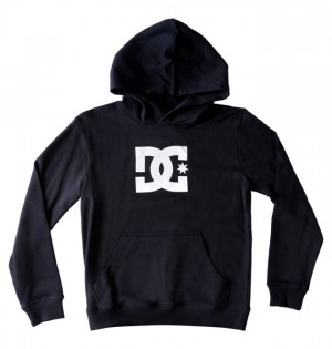 Bluza z Kapturem DC Shoes DC Star Dziecięce Czarne | 62YFQZNWJ