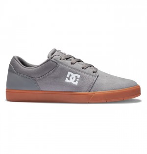 Buty Skate DC Shoes Crisis 2 Zamszowe Męskie Szare | 25LHEBRAD