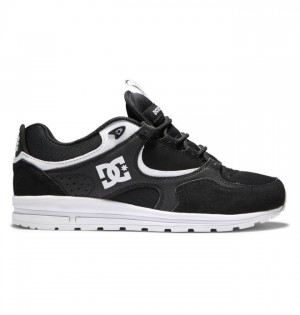 Buty Skate DC Shoes Kalis Lite Męskie Czarne Czarne Białe | 16LXOSFEH