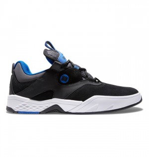 Buty Skate DC Shoes Kalis Męskie Czarne Niebieskie Białe | 24HUTKQPA
