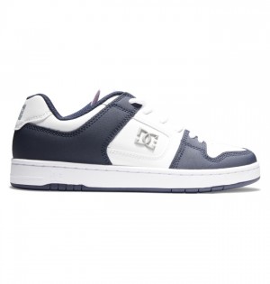 Buty Skate DC Shoes Manteca 4 Męskie Granatowe Białe | 61MEHWIBK