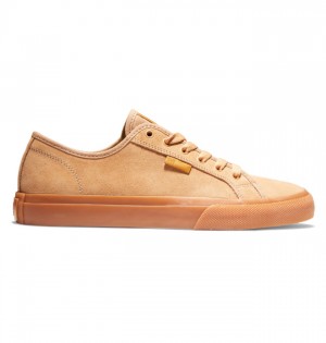Buty Skate DC Shoes Manual Męskie Brązowe | 78SGUORXZ