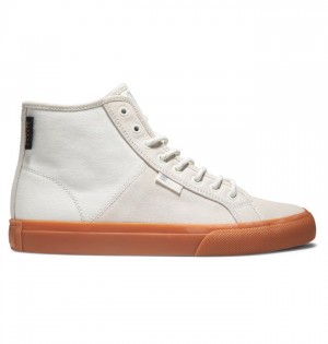Buty Zimowe DC Shoes Manual Hi High-Top Męskie Białe | 14PENBJLI