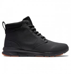 Buty Zimowe DC Shoes Mason 2 Wody Resistant Męskie Czarne Czarne Czarne | 23ROEJWFS