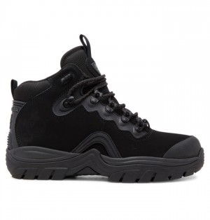 Buty Zimowe DC Shoes Navigator Koronkowe Męskie Czarne Czarne Czarne | 15OEKSLHC