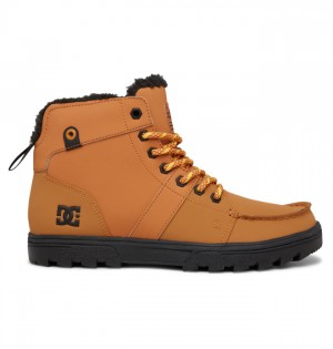 Buty Zimowe DC Shoes Woodland Męskie Brązowe | 86XHKCSFO
