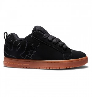 Court Graffik DC Shoes Męskie Czarne | 15CRPAOHM