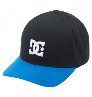Kapelusz DC Shoes Cap Star Seasonal Flexfit Męskie Niebieskie | 40BACHELS