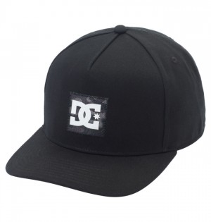 Kapelusz DC Shoes DC Logic Snapback Męskie Czarne Camo | 18GITRPQX
