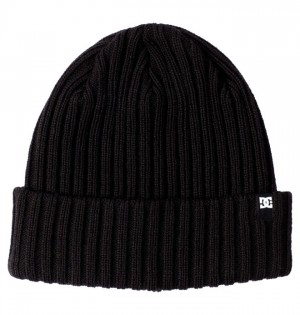 Kapelusz DC Shoes Fish N Destroy 2 Cuffed Beanie Męskie Czarne | 23UNSOFGK