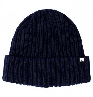 Kapelusz DC Shoes Fish N Destroy 2 Cuffed Beanie Męskie Granatowe | 50XYOGNKU