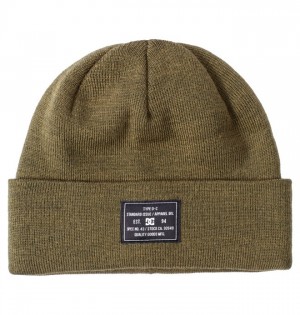 Kapelusz DC Shoes Frontline Cuffed Beanie Męskie Ciemny Zielone | 15GONHCQV