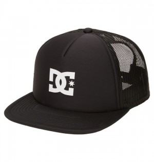 Kapelusz DC Shoes Gas Station Trucker Męskie Czarne | 32UFYICQR