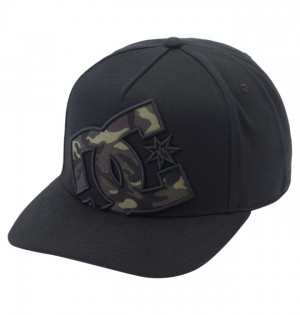 Kapelusz DC Shoes Heardnotts Snapback Męskie Czarne | 86UCFPGMT