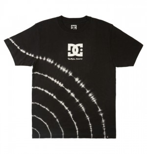 Koszulki DC Shoes BLABAC x Kalis Love Heritage Męskie Czarne Białe | 06BYHTFVP