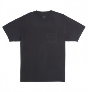 Koszulki DC Shoes DC 1994 Pocket Męskie Czarne | 65POJFKBD