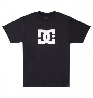 Koszulki DC Shoes DC Star Męskie Czarne | 56ANPGQVR