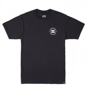 Koszulki DC Shoes DC Star Pilot Męskie Czarne | 17NRKACPF