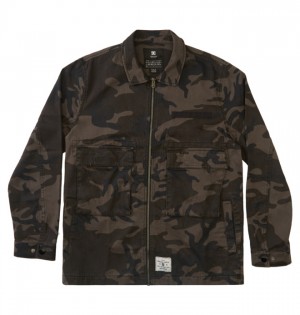 Kurtki DC Shoes Admiral 3 Męskie Czarne Camo | 80QNZDWVK