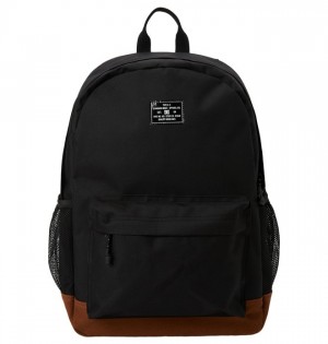 Plecaki DC Shoes Backsider Core 18.5 L Medium Męskie Czarne | 79BKJDATN