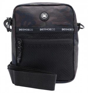 Plecaki DC Shoes Starcher 5 2.5 L Small Messenger Męskie Czarne Camo | 14GODBZNX
