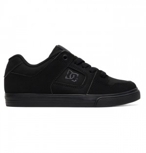 Pure DC Shoes Dziecięce Czarne Czarne | 62JTYWXAH