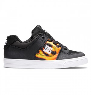 Pure DC Shoes Dziecięce Czarne | 41OBKCGWS