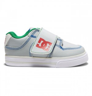 Pure DC Shoes Dziecięce Szare Szare Czerwone | 47URKZDIN