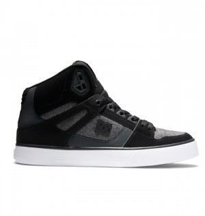 Pure DC Shoes Męskie Czarne Czarne | 42EUMWPTO