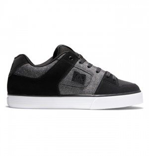 Pure DC Shoes Męskie Czarne Szare Czarne | 35TBUIDHW