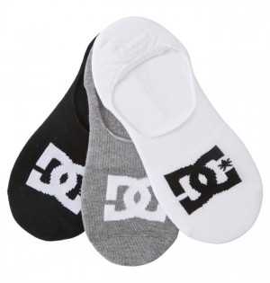 Skarpetki DC Shoes Star Liner 3-Pack No-Show Męskie Kolorowe | 26LMJXRZH