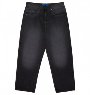 Spodnie DC Shoes Worker Baggy Organic Baggy Fit Jeans Męskie Czarne Niebieskie | 71LPRGJBQ
