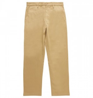Spodnie DC Shoes Worker Relaxed Fit Chino Męskie INCENSE | 56STFAJQR