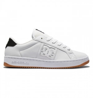 Striker DC Shoes Męskie Białe Czarne | 09LNTQWBF