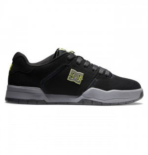Trampki DC Shoes Central Męskie Czarne Szare Zielone | 90OUAHXFQ