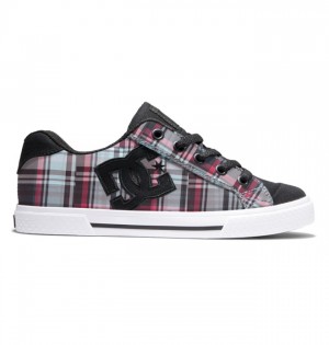 Trampki DC Shoes Chelsea Damskie Czarne Niebieskie | 81KCAPUBM