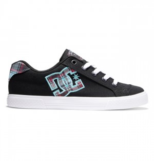 Trampki DC Shoes Chelsea Damskie Czarne Białe | 21ABMCHGI
