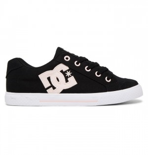 Trampki DC Shoes Chelsea Damskie Czarne Różowe | 23BHZJXAC