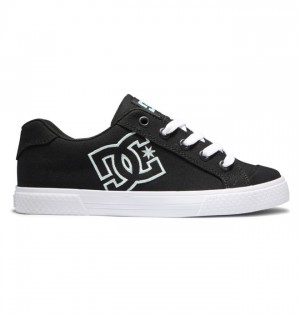 Trampki DC Shoes Chelsea Damskie Czarne Głęboka Turkusowe | 71ECAYVTF