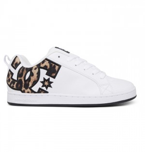 Trampki DC Shoes Court Graffik Damskie Panterka | 12KWPMSOQ