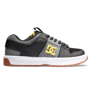 Trampki DC Shoes Lynx Zero Skate Męskie Czarne Szare Żółte | 25XYKDCWF