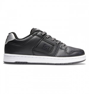 Trampki DC Shoes Manteca 4 Damskie Czarne Srebrne | 65ZHIJCQD