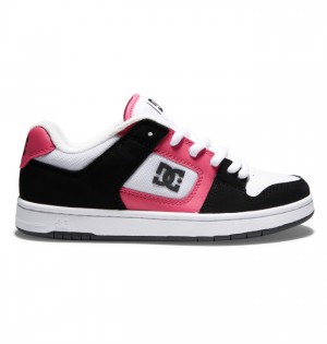 Trampki DC Shoes Manteca 4 Damskie Czarne Różowe | 38OXAJGSM