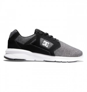 Trampki DC Shoes Skyline Lekkie Męskie Czarne Czarne | 21VGJWUHZ