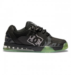 Trampki DC Shoes Versatile KB Męskie Czarne Czarne Zielone | 90EXFAWKC