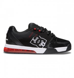 Trampki DC Shoes Versatile Męskie Czarne Białe Czerwone | 06VUKBYSD