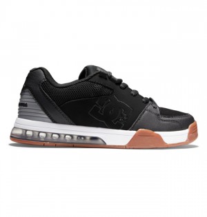 Trampki DC Shoes Versatile Męskie Czarne Białe | 21XTVANWO