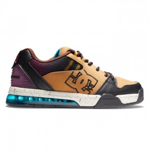 Trampki DC Shoes Versatile Męskie Czarne Brązowe Brązowe | 75CIPNUKT